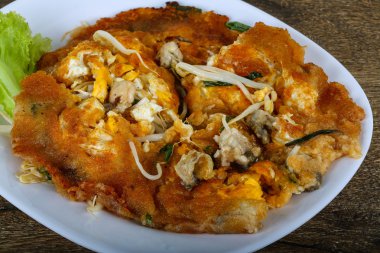 İstiridye ile Asya omlet