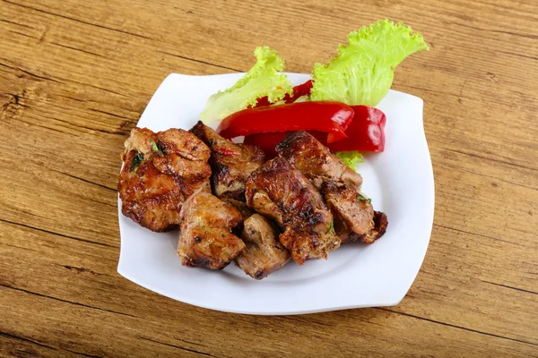 Juicy Pork sashlik — Stock Photo, Image