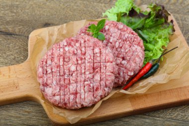 Ham burger pirzola