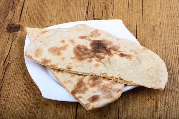 Indian bread naan — Stock Photo, Image