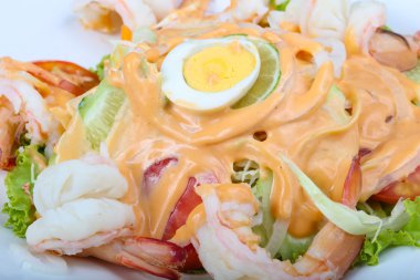 lezzetli karides kokteyl