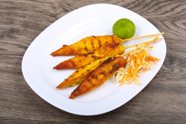 Tay geleneksel tavuk satay