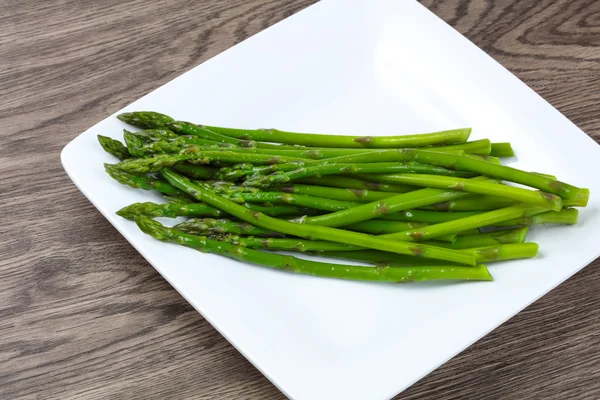 Effektiver gekochter Spargel — Stockfoto