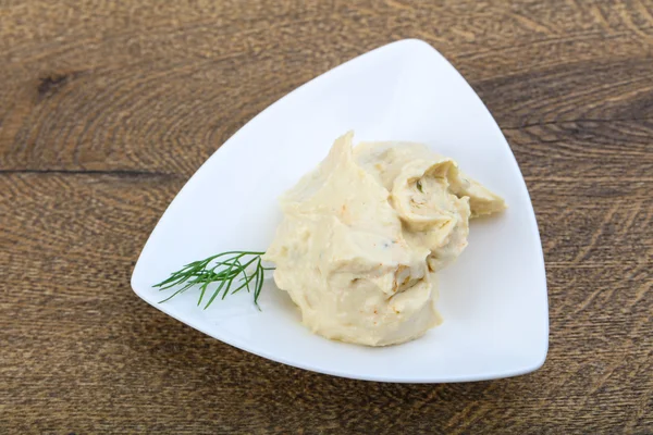 Arabski tradycyjnych Hummus — Zdjęcie stockowe