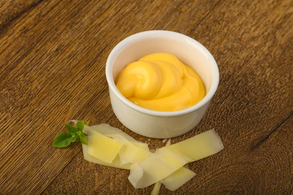 Vynikající sýrová omáčka — Stock fotografie
