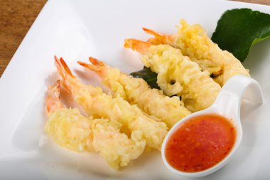 Kaplan karides tempura