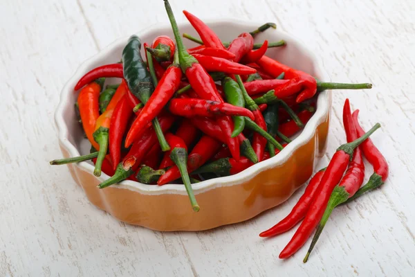 Hot chili peppers Royalty Free Stock Photos