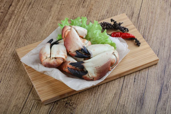 Crab claws with delicacy meat — Stock Photo, Image