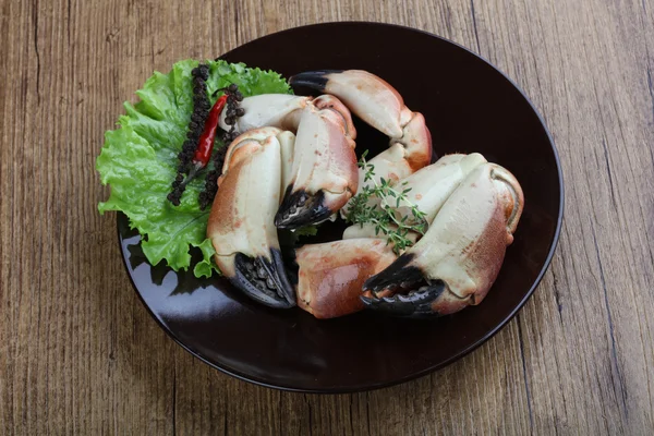 Crab claws with delicacy meat — Stock Photo, Image