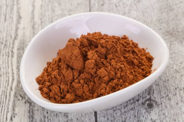 Kakao tozu, pişirmeye hazır.