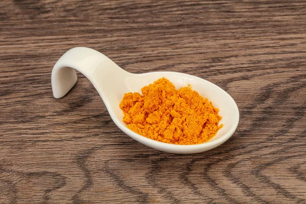 Tumeric Curcuma Pulver Skålen — Stockfoto