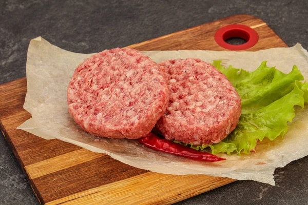 Hovězí Řízek Burger — Stock fotografie