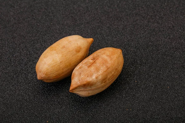 Lekkere Zoete Pecannoten Hoop Geïsoleerd — Stockfoto