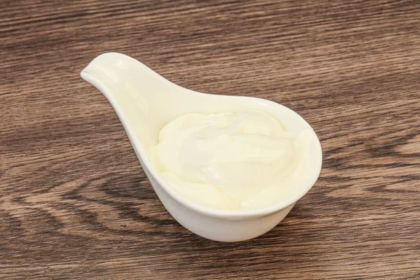 Dairy Sour Cream Bowl — Stock Photo, Image