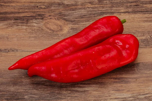 Ripe Juicy Red Ramiro Pepper Ready Cooking — Stock Photo, Image