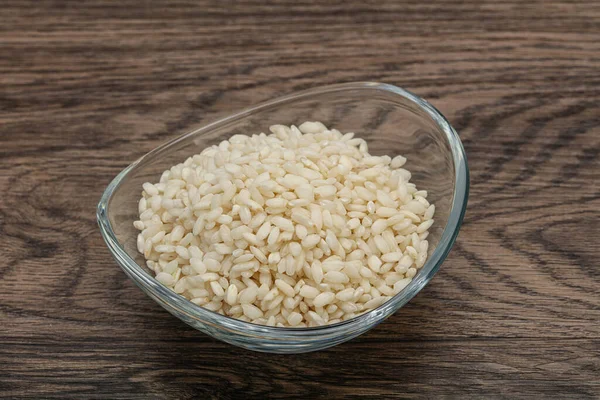 Raw Italian Arborio Rice Risotto — Stock Photo, Image