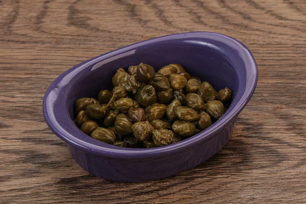 Tasty Marinated Capers Bowl — Stock Photo, Image