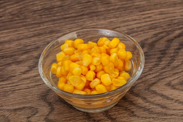 Sweet Marinated Corn Seeds Bowl — Stock Photo, Image