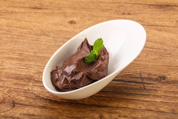 Chocoladepasta Met Nazelnootpasta — Stockfoto