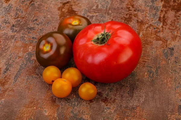 Miscela Matura Pomodoro Rosso Giallo Cumato — Foto Stock