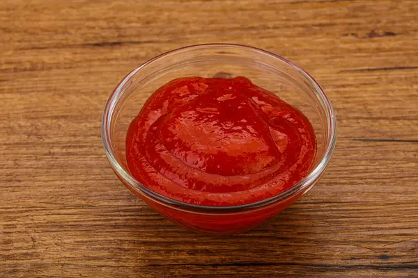 Sauce Mexicaine Chili Sriracha Chaude Dans Bol — Photo