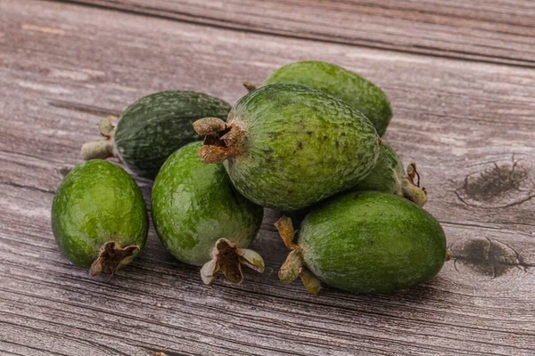 Tropisch Groen Zoet Biologisch Fruit Feijoa — Stockfoto