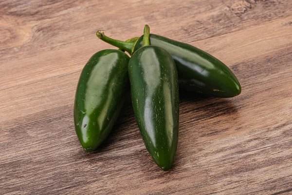 Green Raw Spicy Jalapeno Peper Heap — Stock Photo, Image