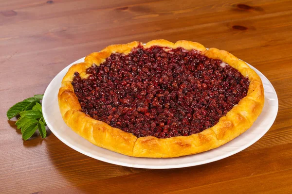 Homemade tasty Pie with sweet cowberry