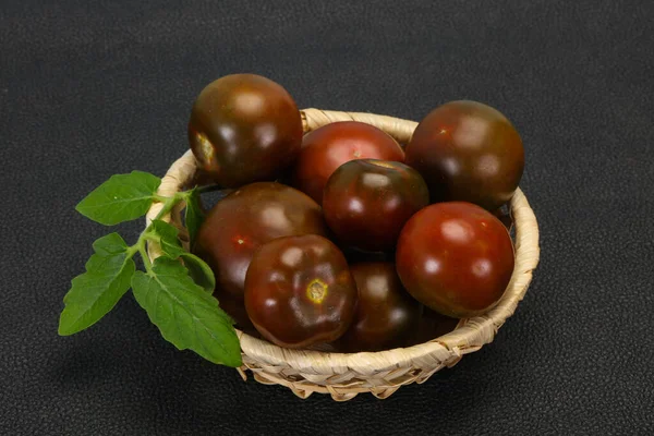 Black Tomato Tasty Fresh Ripe Kumato — Stock Photo, Image