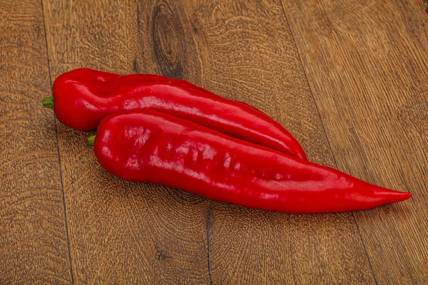 Ripe Juicy Red Ramiro Pepper Ready Cooking — Stock Photo, Image