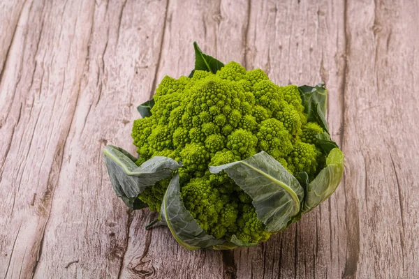 Smaklig Vegansk Ekologisk Mat Romanesco Kål — Stockfoto