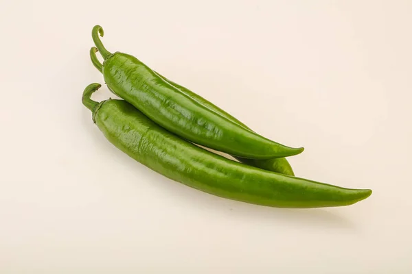 Rijp Smakelijke Pittige Groene Peper Halapenjo — Stockfoto