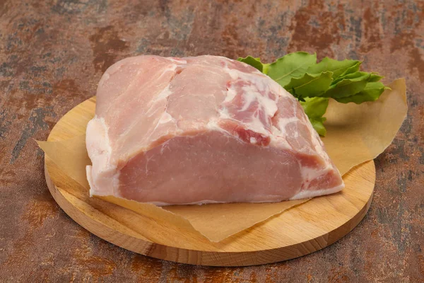 Raw Pork Meat Piece Ready Cooking — Stock Photo, Image