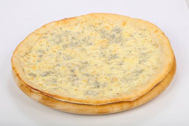 İtalyan sıcak ve lezzetli Dört peynirli pizza