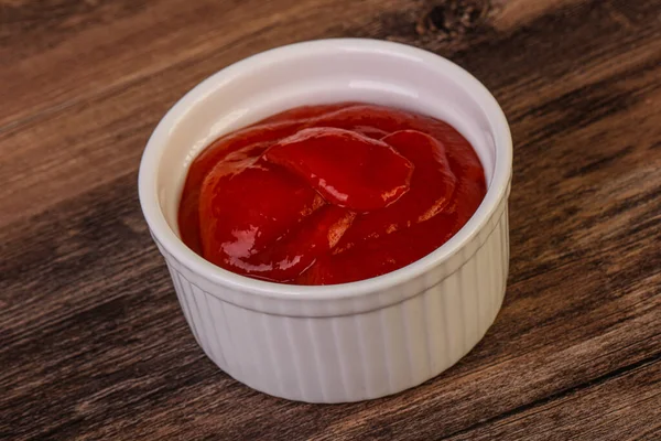 Mexican Hot Chili Sriracha Sauce Bowl — Stock Photo, Image