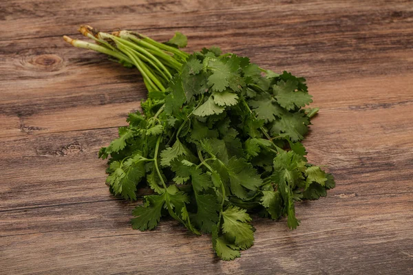 Aroma Cilantro Verde Cilantro Hojas Montón — Foto de Stock