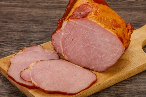 Geräucherter Schweinelöwe Mit Gewürzen Und Kräutern — Stockfoto