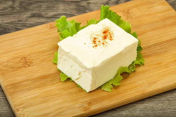 Yunan Geleneksel Yumuşak Feta Süt Peyniri — Stok fotoğraf