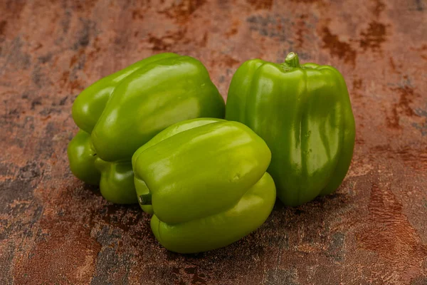 Verde Dolce Peperone Verdure Mucchio — Foto Stock