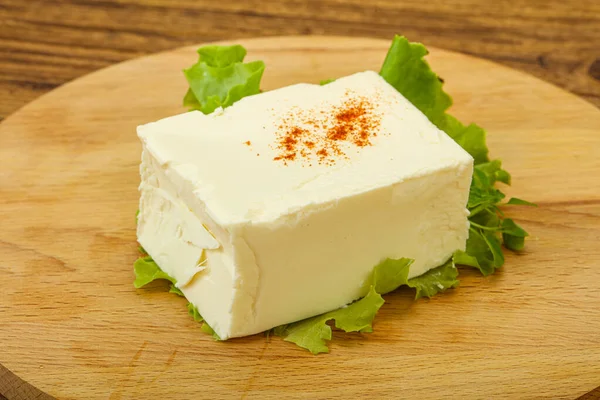 Grekiska Traditionella Mjuka Feta Mejeriost — Stockfoto