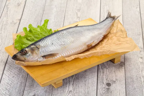 Peixe Arenque Salgado Pronto Para Comer — Fotografia de Stock