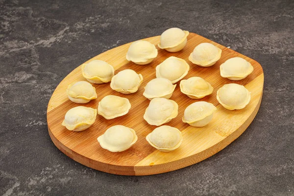 Dumplingar Rått Kött För Matlagning — Stockfoto