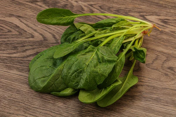 Vegan Cuisine Fresh Green Spinach Leaves Heap — Stock Photo, Image