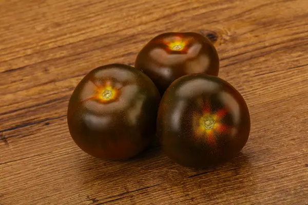 Savoureux Tas Tomates Kumato Juteuses Noires — Photo