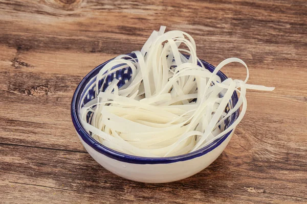 Boiled Rice Noodle Ready Cooking — Stock Photo, Image