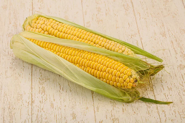 Vegan Cuisine Ripe Sweet Young Corn — Stock Photo, Image