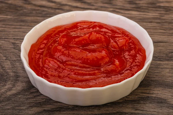 Mexican Hot Chili Sriracha Sauce Bowl — Stock Photo, Image