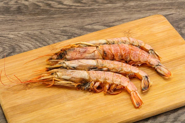 Tasty Big Langoustine Seafood Board — Stock Photo, Image