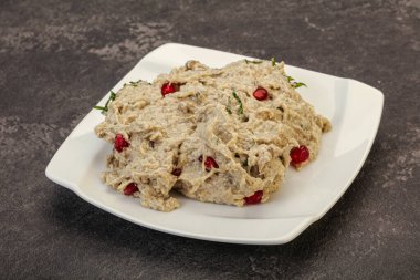 Vagan diyeti - granet tohumlu patlıcan mutabal