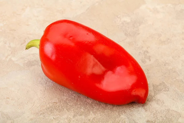 Sweet Red Bell Bulgarian Pepper Isolated — Stock Photo, Image